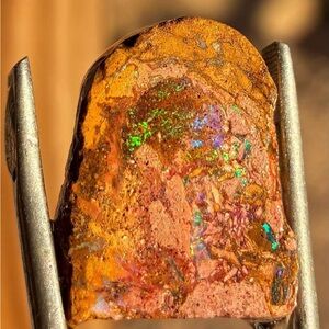 Beautiful 17ct Australian Boulder Opal Rough Double Sided TT